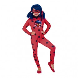 Disfraz ladybug la prodigiosa para nina talla 11 12 anos
