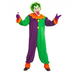 Disfraz payaso joker maligno talla s para hombre