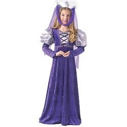 Disfraz reina medieval infantil tallas