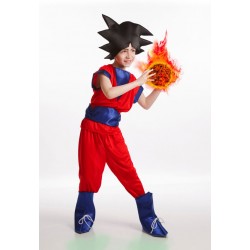 Disfraz ninja similar a goku niño talla 8-10 años