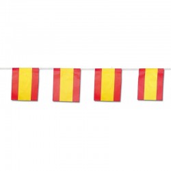 Banderas espana de papel 50 metros de 15x20 cm