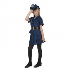Disfraz policia con falda para nina talla 3 a 4 anos