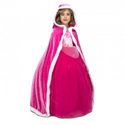 Capa rosa para nina con capucha talla unica
