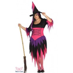 Disfraz bruja para mujer tallas grandes halloween