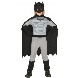 Disfraz superheroe caballero oscuro bat para nino talla 3 4 anos
