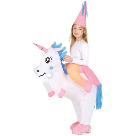 Disfraz unicornio hinchable para nina 7 9 anos