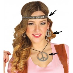 Conjunto hippie cinta pendientes y collar