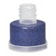 Purpurina azul suelta grimas con aplicador facil
