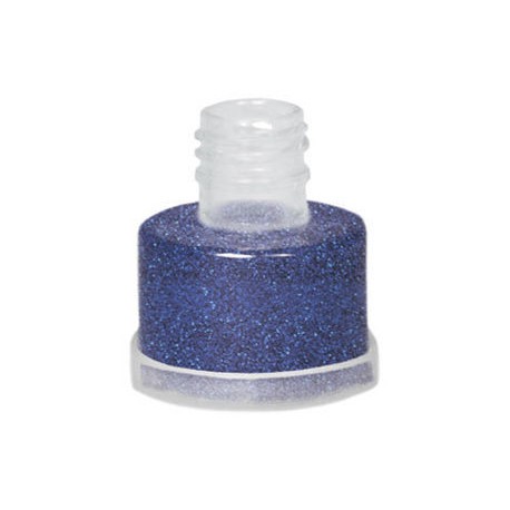 Purpurina azul suelta grimas con aplicador facil