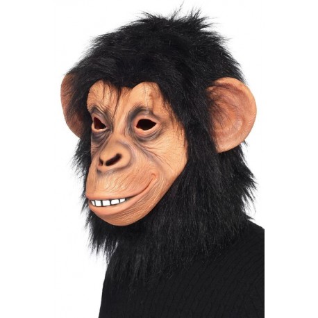 Mascara chimpance cabeza entera mono