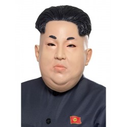 Mascara dictador norcoreano Kin Jong Un