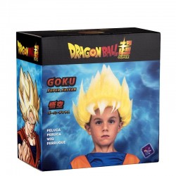 Peluca de Saiyan Son Goku para niño Bola dragon