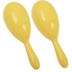 Maracas amarillas 2 uds