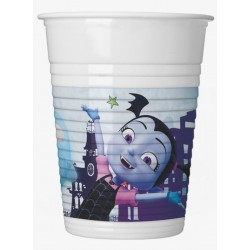 Vasos Vampirina plastico 8 uds cumpleaños