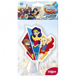 Vela DC Super Hero Girls 75 cm tarta