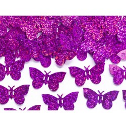 Confeti mariposas rosas 15 gr de 21x38 cm