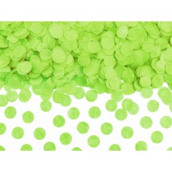 Confeti verde lima 15 gr de 1,6 cm