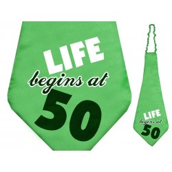 Corbata 50 cumpleaños la vida empieza a los 50 59 xm