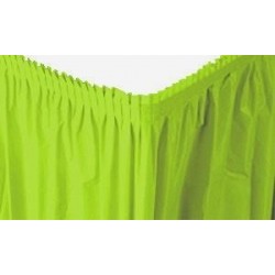 Faldon de mesa Verde pastel de 73 x 426 cm para mantel