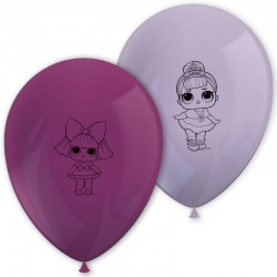 Globos LOL Surprise para cumpleanos 8 uds 23 cm