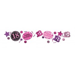 Confeti 18 cumpleaños tonos rosa 34g