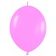 Globo Link O Loon 6 Rosa Sempertex 50 uds 15 cm cadena