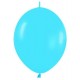Globo Link O Loon 6 Azul Sempertex 50 uds 15 cm cadena