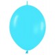 Globo Link O Loon 6 Azul Sempertex 50 uds 15 cm cadena