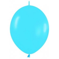 Globo Link O Loon 6 Azul Sempertex 50 uds 15 cm cadena