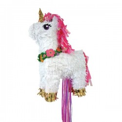 Pinata Unicornio 3d romper o tirar 32cm x 46cm