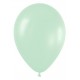 Globo Sempertex R12 30 cm Satin Verde 50 uds