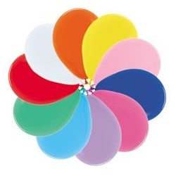 Globo Sempertex 18 45 cm colores surtidos 6 uds