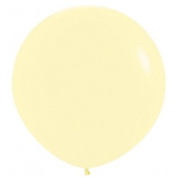 Globo Amarillo Pastel sempertex R2439 60 cm unidad