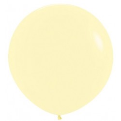 Globo Amarillo Pastel sempertex R2439 60 cm unidad