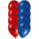 Globos Spiderman latex 8 uds cumpleanos