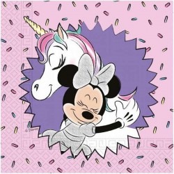 Servilletas Minnie Mouse unicornio 20 uds