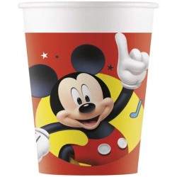 Vasos cumpleaños Mickey Mouse 8 uds