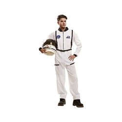 Disfraz astronauta blanco adulto talla S espacial