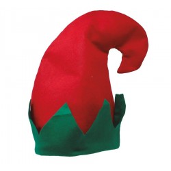 Gorro elfo rojo y verde barato