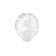 Globos transparentes con mariposas 8 uds 30 cm