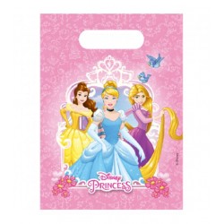 Bolsas cumpleanos Princesas Disney 6 uds