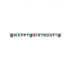 Letrero cumpleanos PJ Mask Happy Birthday