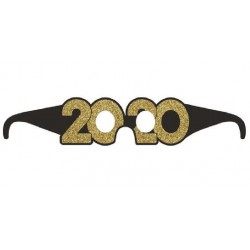 Gafas 2020 oro cotillon fin de ano