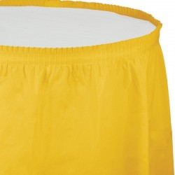 Faldon de mesa amarillo 426x74 cm