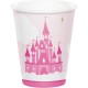 Vasos Castillo princesas 8 uds