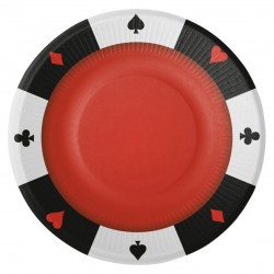 Platos Poker Casino 23 cm