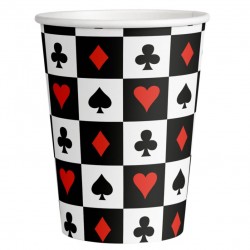 Vasos Poker Casino 8 uds