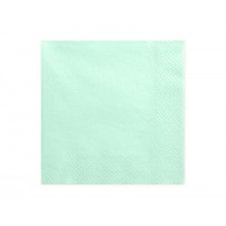 Servilletas verde menta 20 uds 33 cm