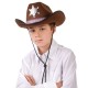 Sombrero vaquero marron infantil sheriff