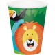 Vasos animales jungla safari 8 uds carton